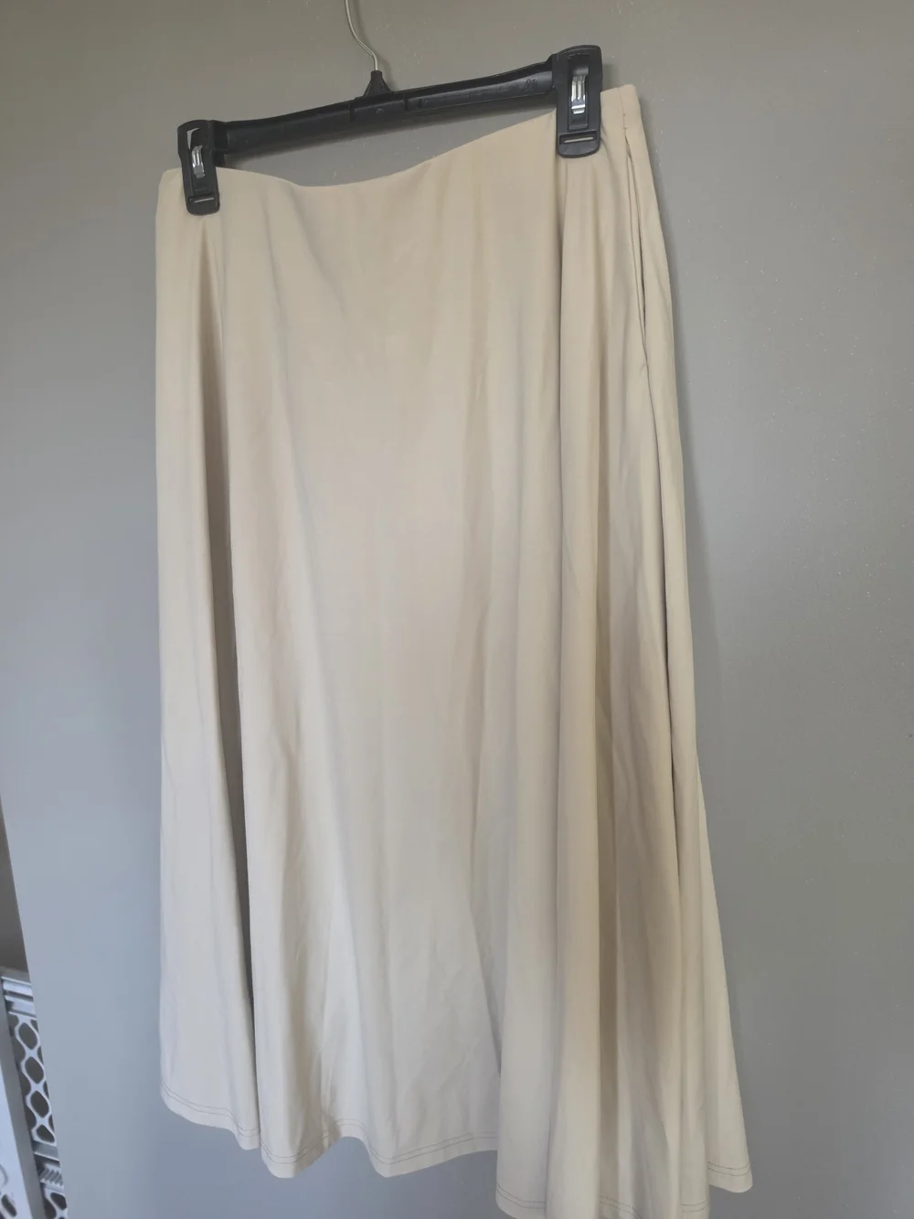 OGL- Elegant Cream A-Line Skirt